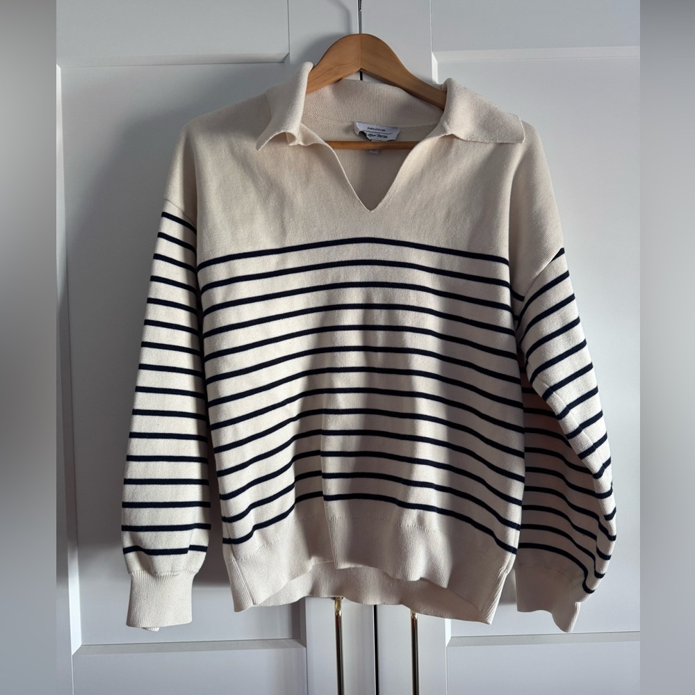 & Other Stories striped sweater | Size Large